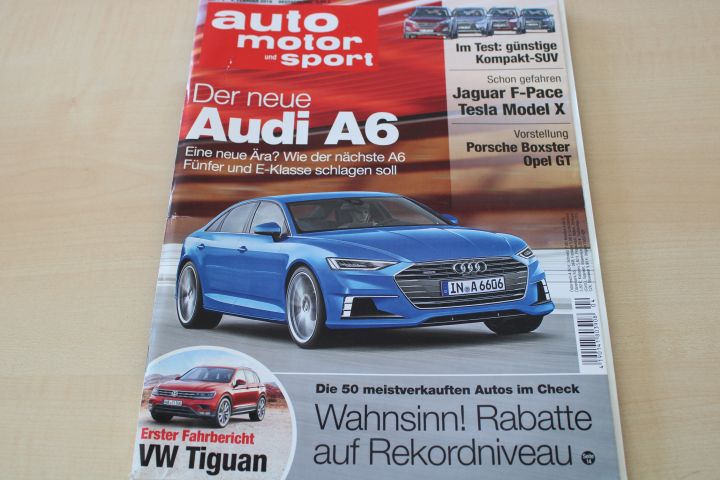 Deckblatt Auto Motor und Sport (04/2016)